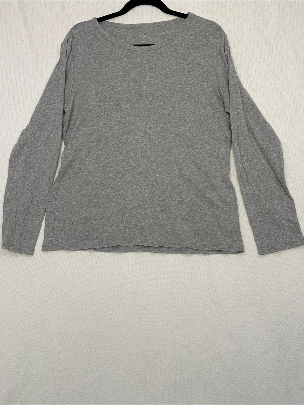 GAP Women's Long Sleeve Crew Tee - Heather Gray